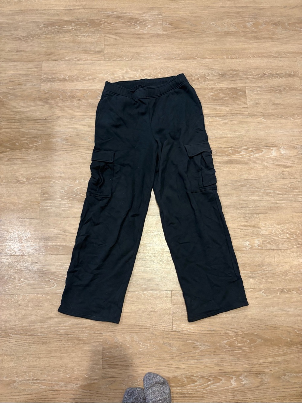 American Eagle Outfitters Kids Black Cargo Joggers